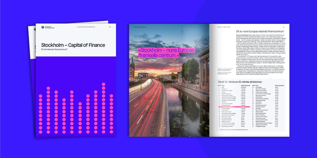 Rapport: "Stockholm – Capital of Finance"