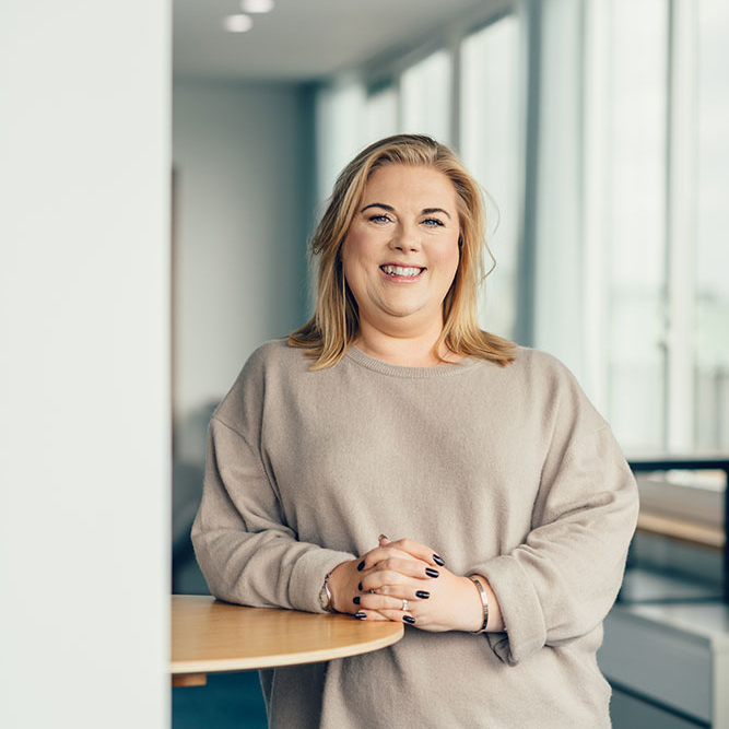 Jennie Sandén, privatekonom, Danske Bank
