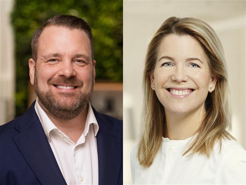 Jakob Josefsson, Sverigechef för Lidl och Sofia Schörling Högberg, vice ordförande i Melker Schörling AB nomineras till Stockholms Handelskammares styrelse