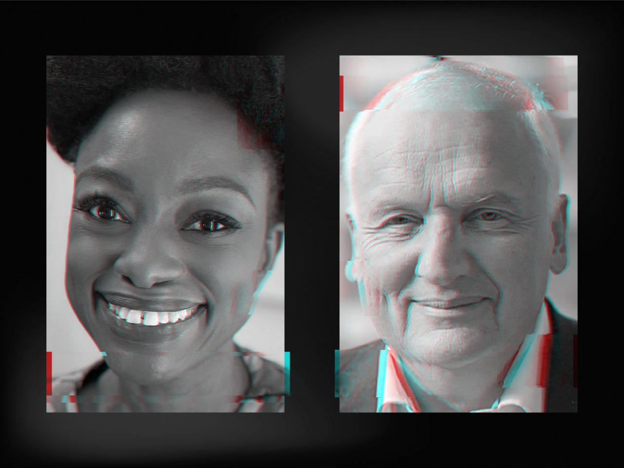 Femi Oke and Nik Gowing are the moderators of Stockholms Handelskammares event Unleashed 2025.