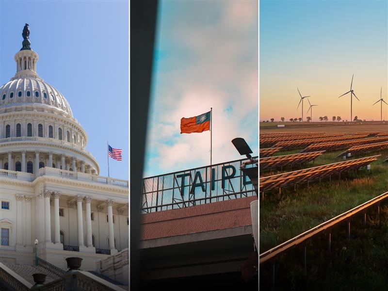 Under Spaning Samtiden hösten 2025 diskuterades bland annat det utsatta läget för forskning i USA, Kinas gråzonskrig i Taiwan samt läget inför klimatmötet COP30 i Brasilien. Bild: Unsplash/Mostphotos