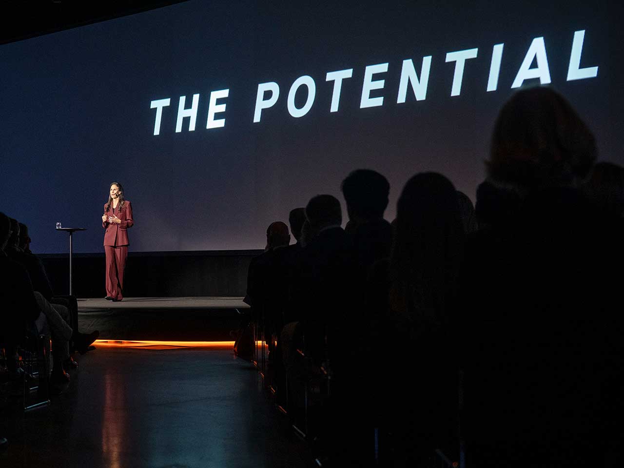 Daniella Waldfogel, vd på Stockholms Handelskammare, på eventet Unleashed
