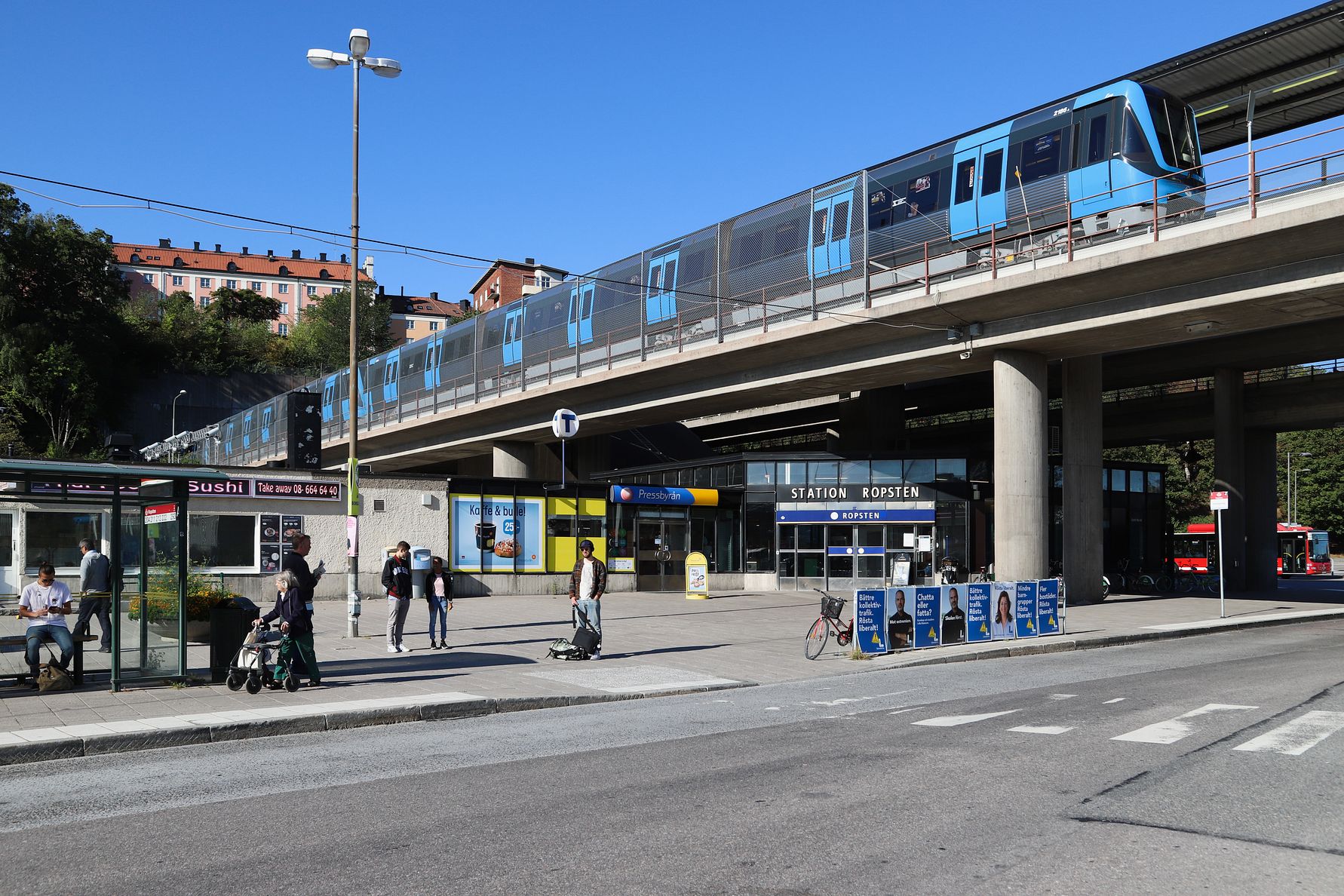 Ropstens station i Stockholm