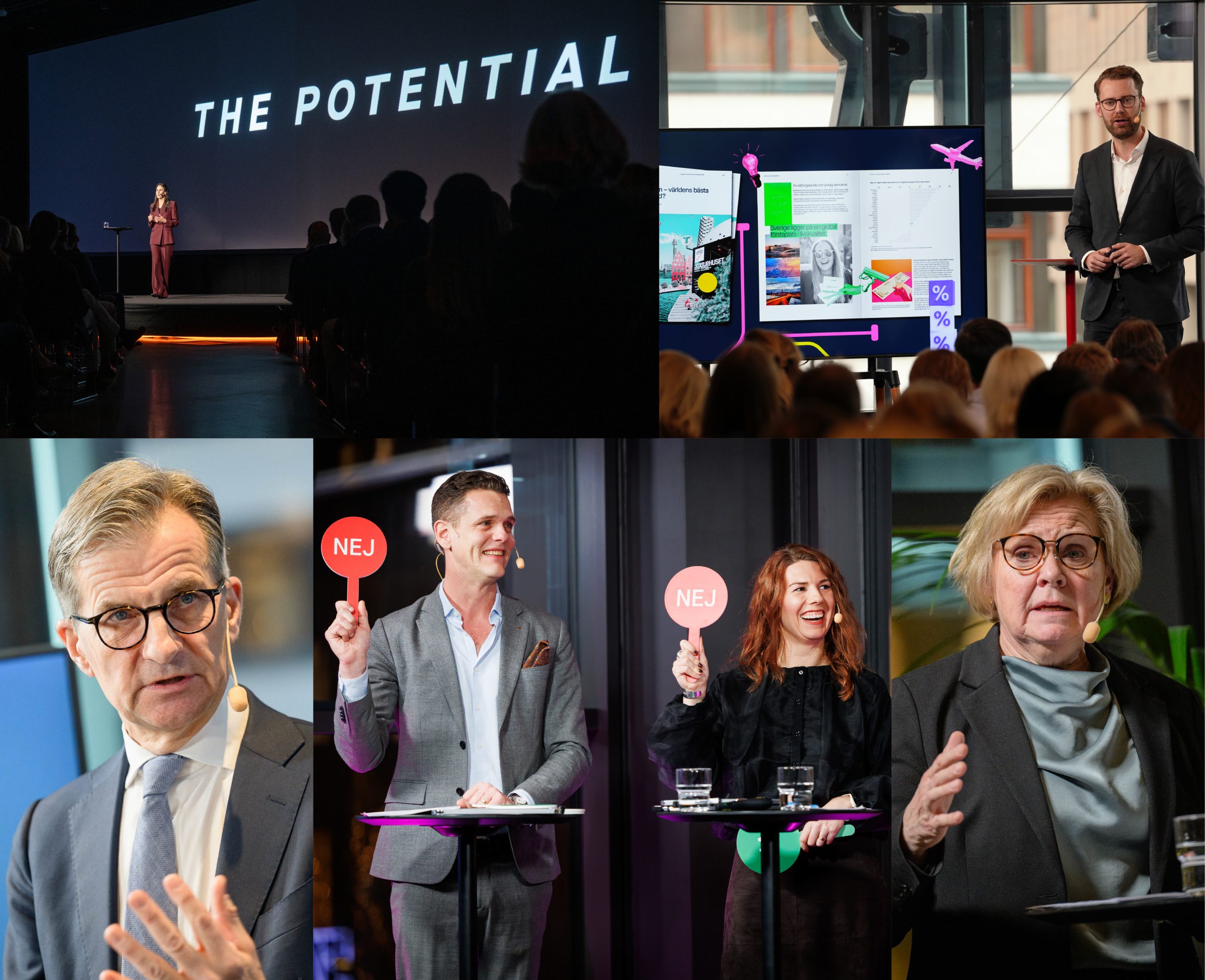 Människor på seminarier, nätverksträffar och större event arrangerade av Stockholms Handelskammare under 2025
